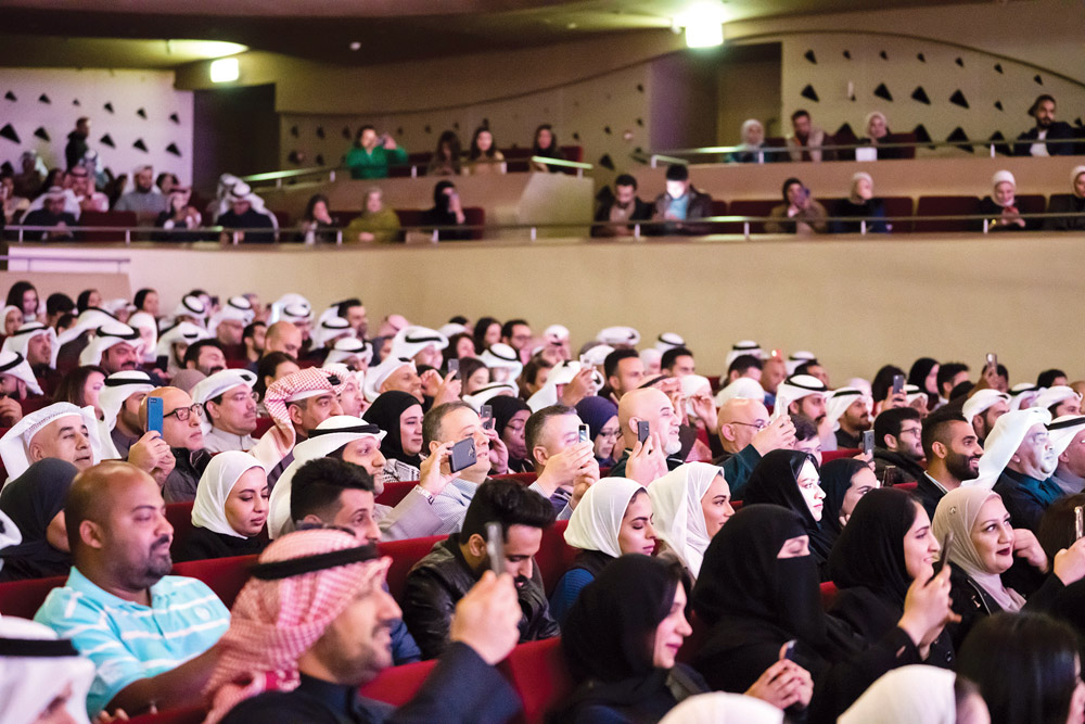 الجمهور استمتع بالليلة الطربية