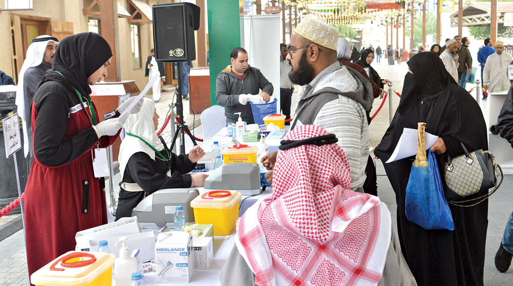 إقبال ملحوظ على إجراء الفحوصات