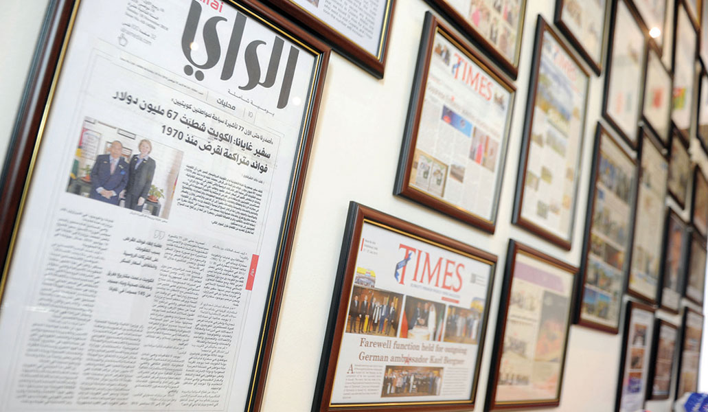 حوار «الراي» ضمن لوحات المتحف