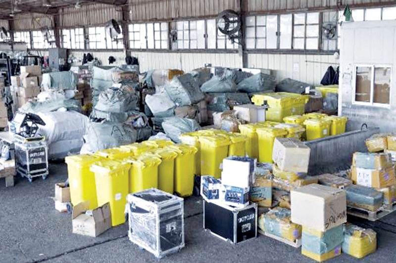 من المضبوطات