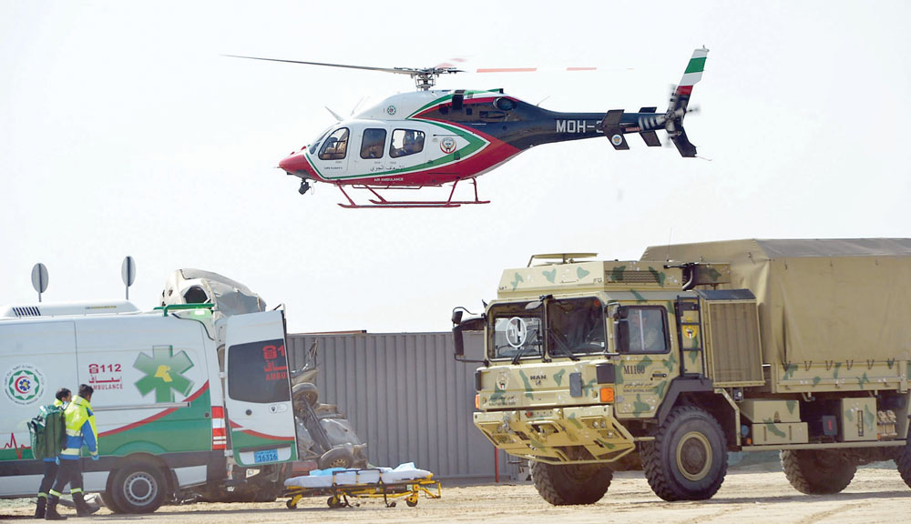 تنسيق جوي وبري