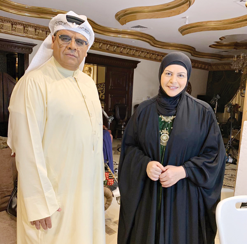 عبير الجندي وداود حسين في «في ذاكرة الظل»