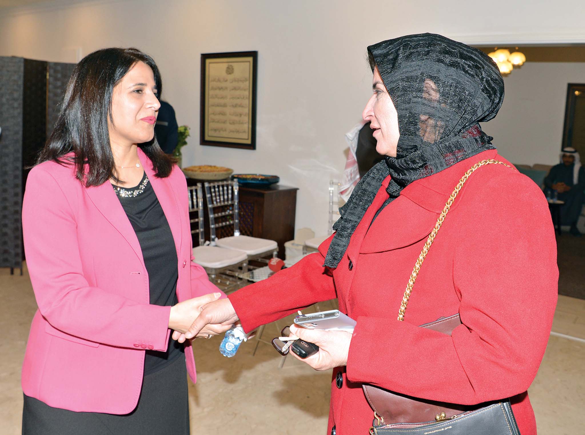 الجاسم تستقبل ضيوفها 