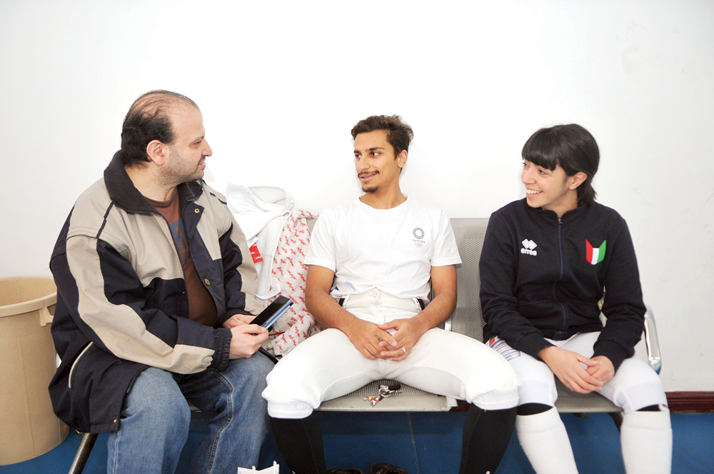 «الثنائي»... مع الزميل محمد سعيد  