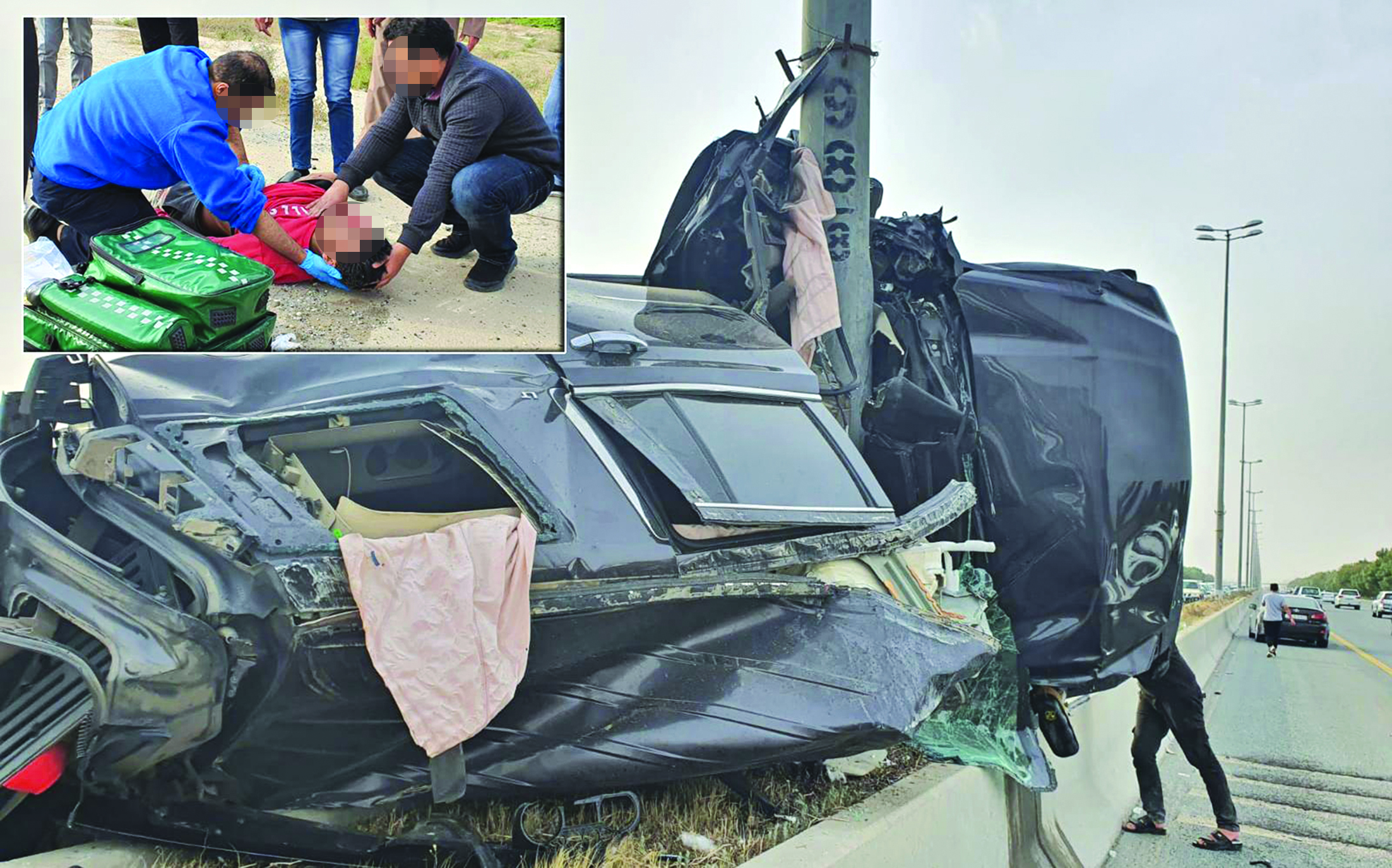 u0627u0644u0633u064au0627u0631u0629 u0645u0639u0627u0646u0642u0629 u0627u0644u0639u0645u0648u062f... u0648u0641u064a u0627u0644u0625u0637u0627u0631 u0625u0633u0639u0627u0641 u0642u0627u0626u062fu0647u0627