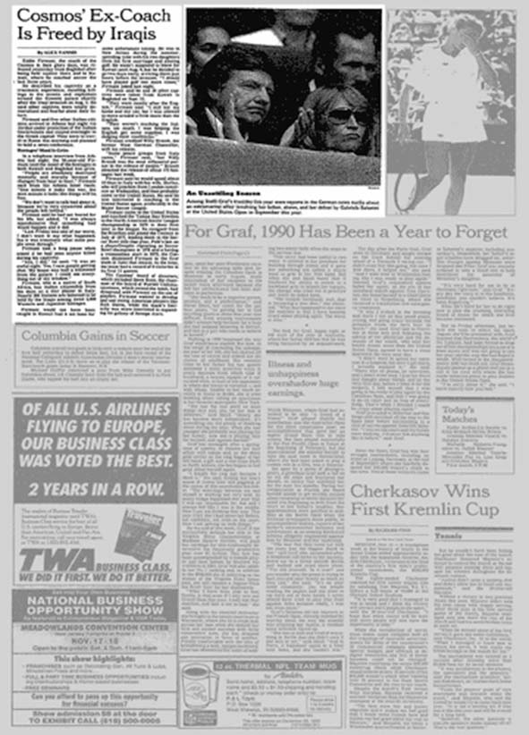  ... وفي جريدة «نيويورك تايمز» أيضاً