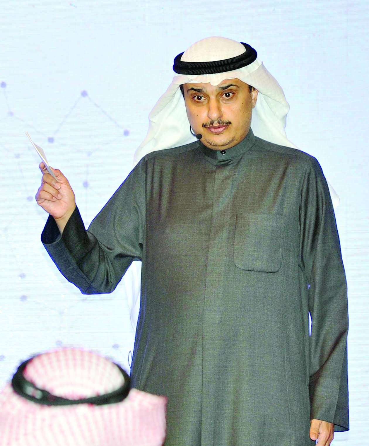 المنفوحي خلال العرض المرئي