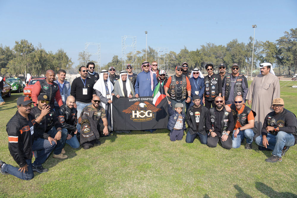 مشاركة من جوالة الدراجات النارية 