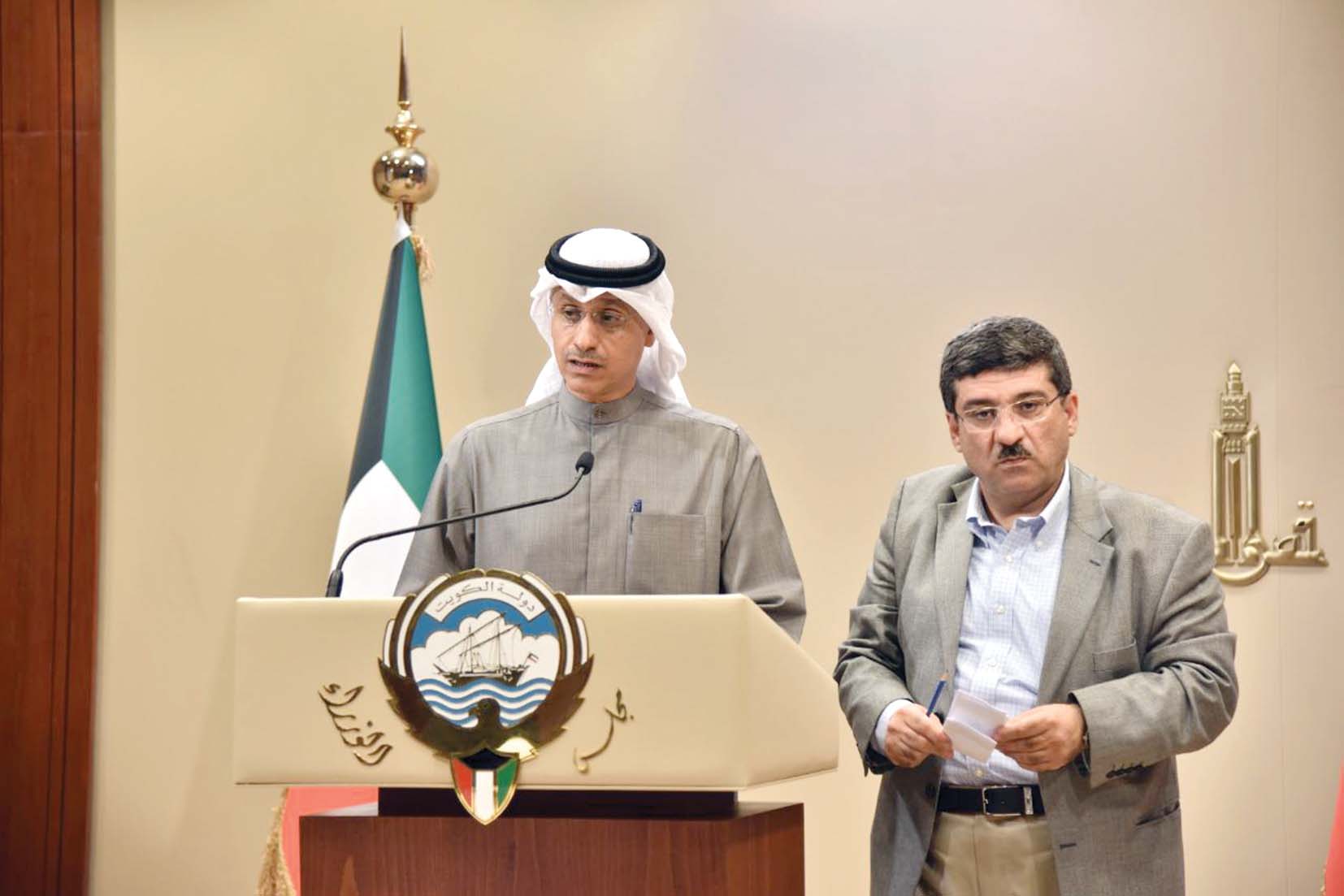 رضا والمزرم في المؤتمر الصحافي