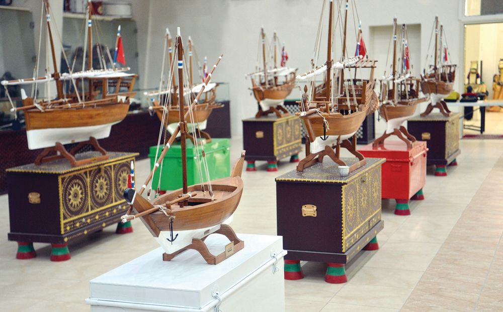 نماذج من السفن الخشبية 