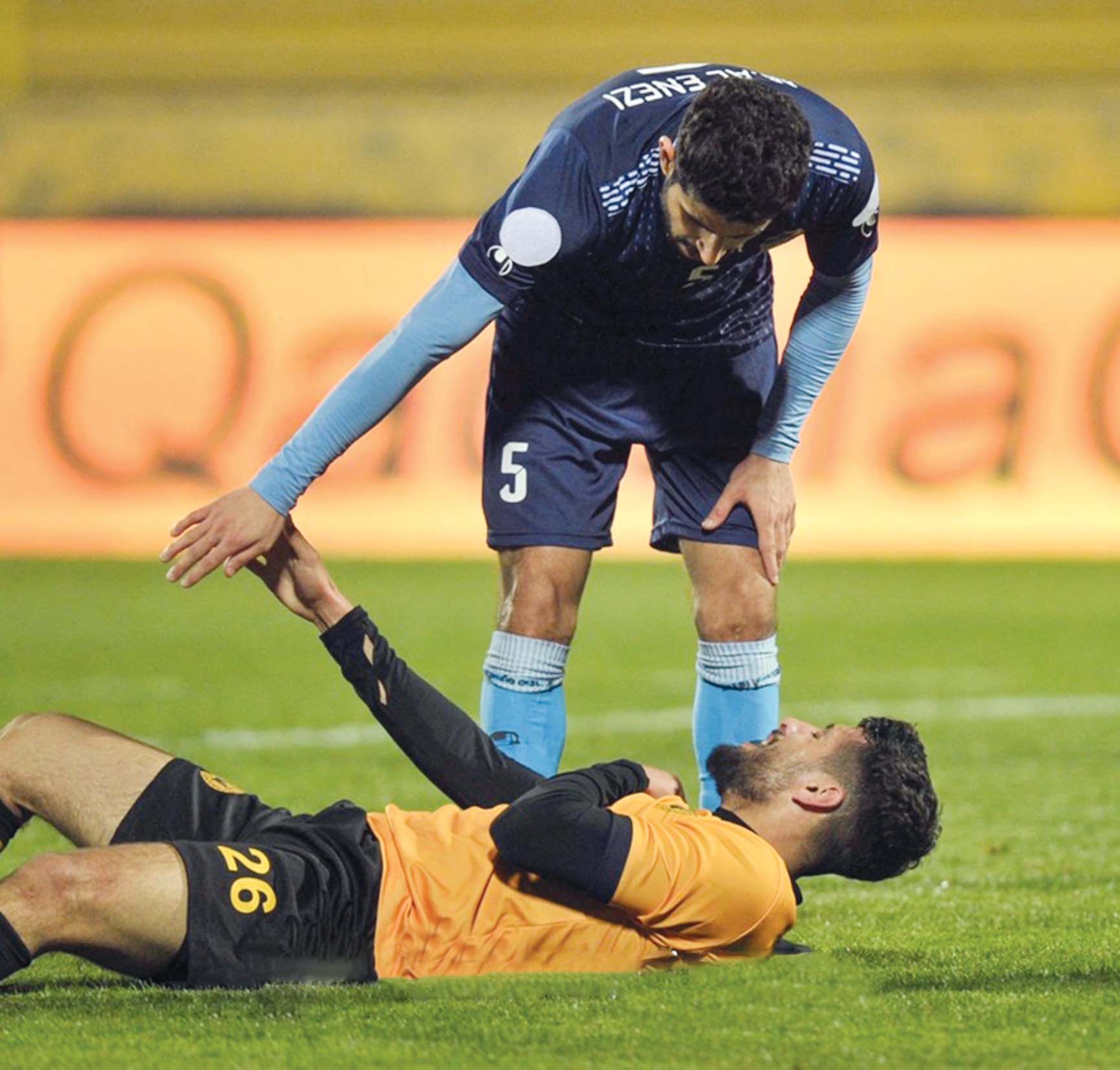 u0646u062fu0627 u064au0648u0627u0633u064a u062fu0628u0627u063a u0628u0639u062f u062au0639u0631u0636u0647 u0644u0644u0627u0635u0627u0628u0629 u062eu0644u0627u0644 u0627u0644u0645u0628u0627u0631u0627u0629 u0627u0644u0648u062fu064au0629 u0628u064au0646 u0627u0644u0642u0627u062fu0633u064au0629 u0648u0627u0644u0633u0627u0644u0645u064au0629t (u0627u0644u0645u0631u0643u0632 u0627u0644u0625u0639u0644u0627u0645u064a u0644u0646u0627u062fu064a u0627u0644u0642u0627u062fu0633u064au0629)