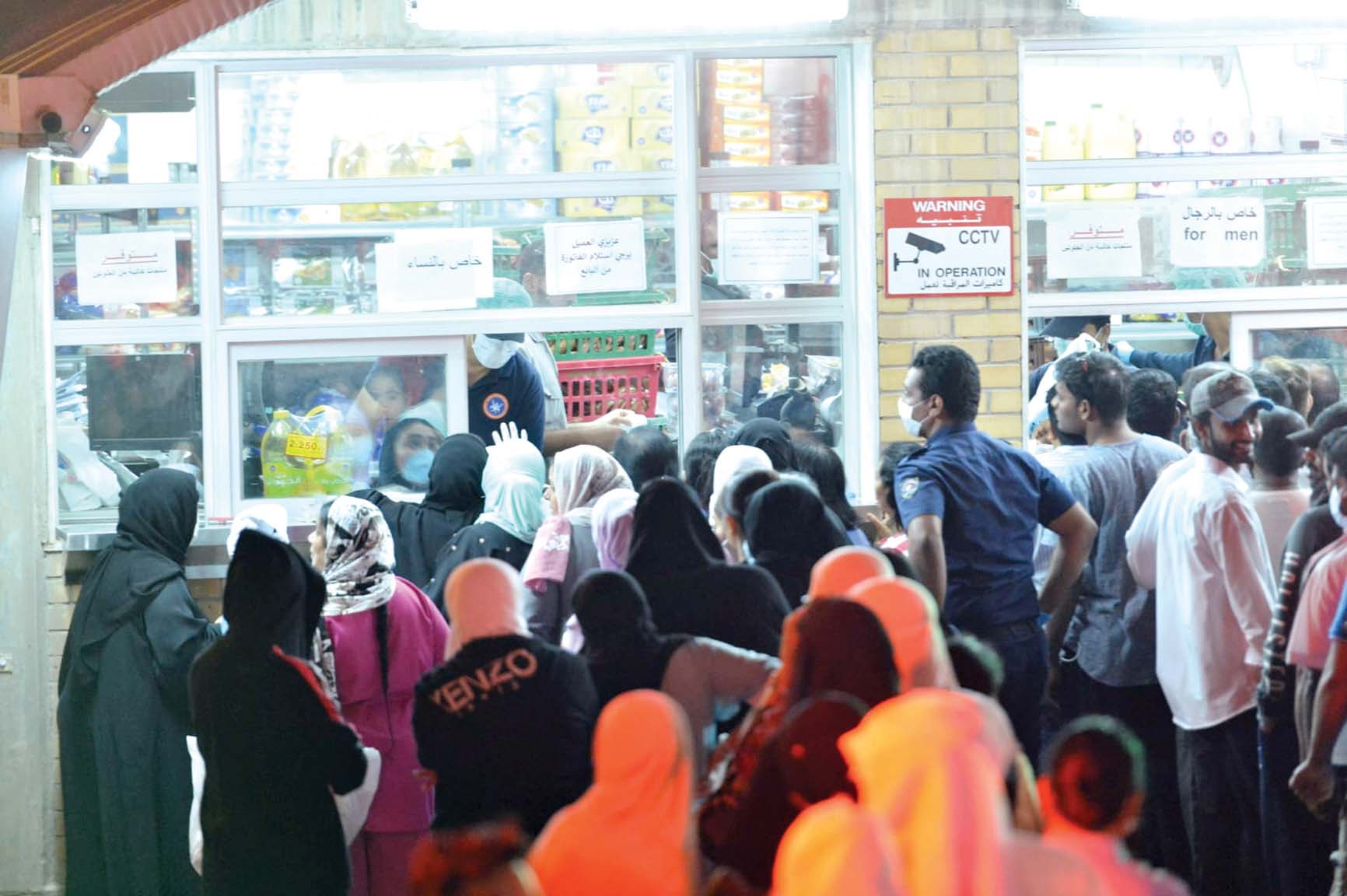 تزاحم على الخبز