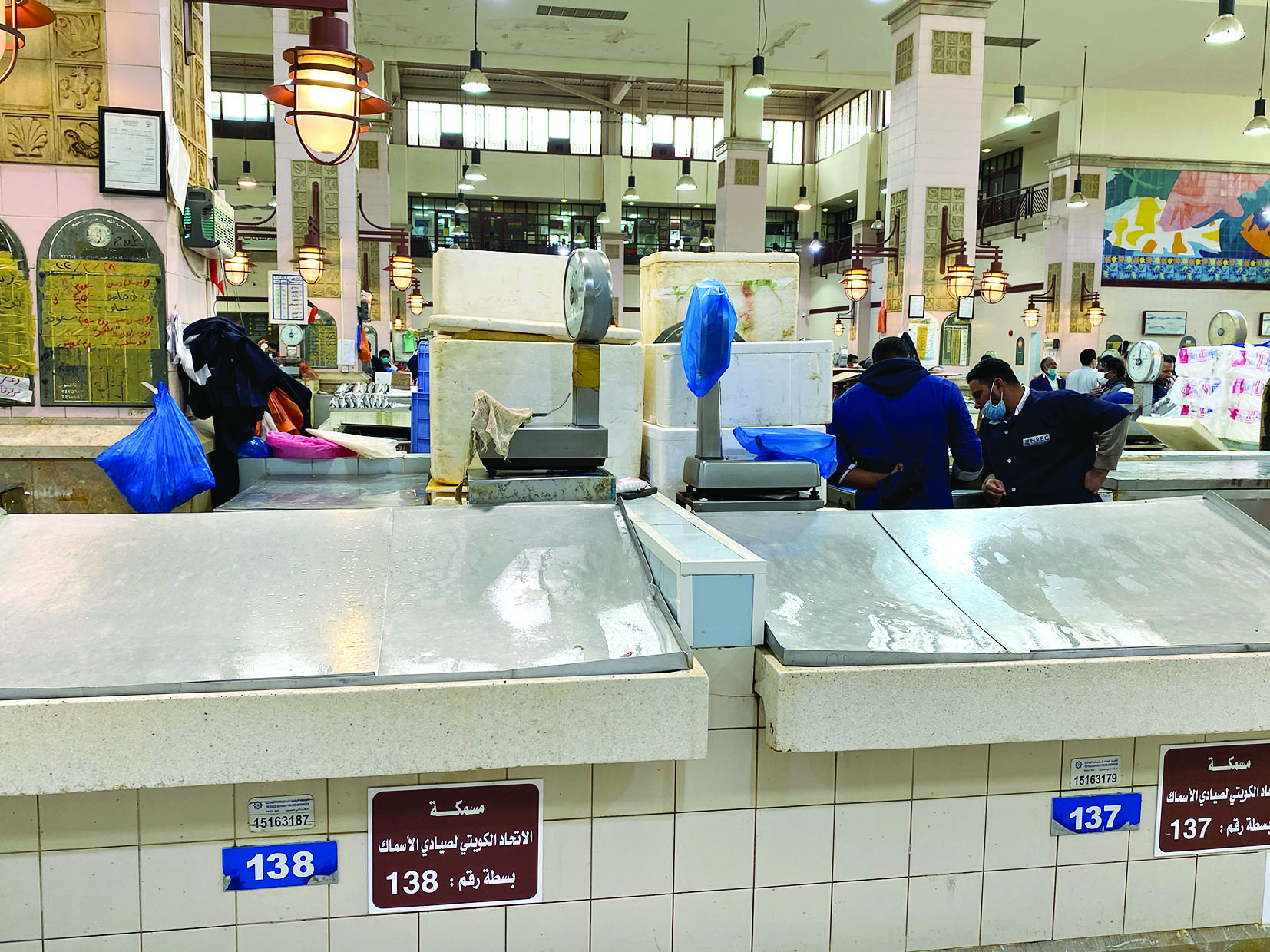 البسطات خالية