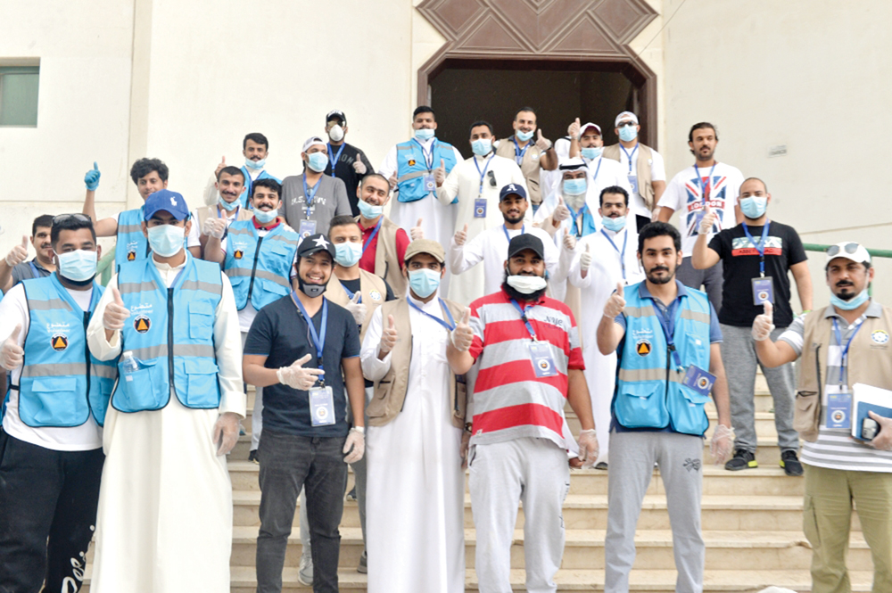 المتطوعون في الصفوف الأمامية... أنتم فخرنا 