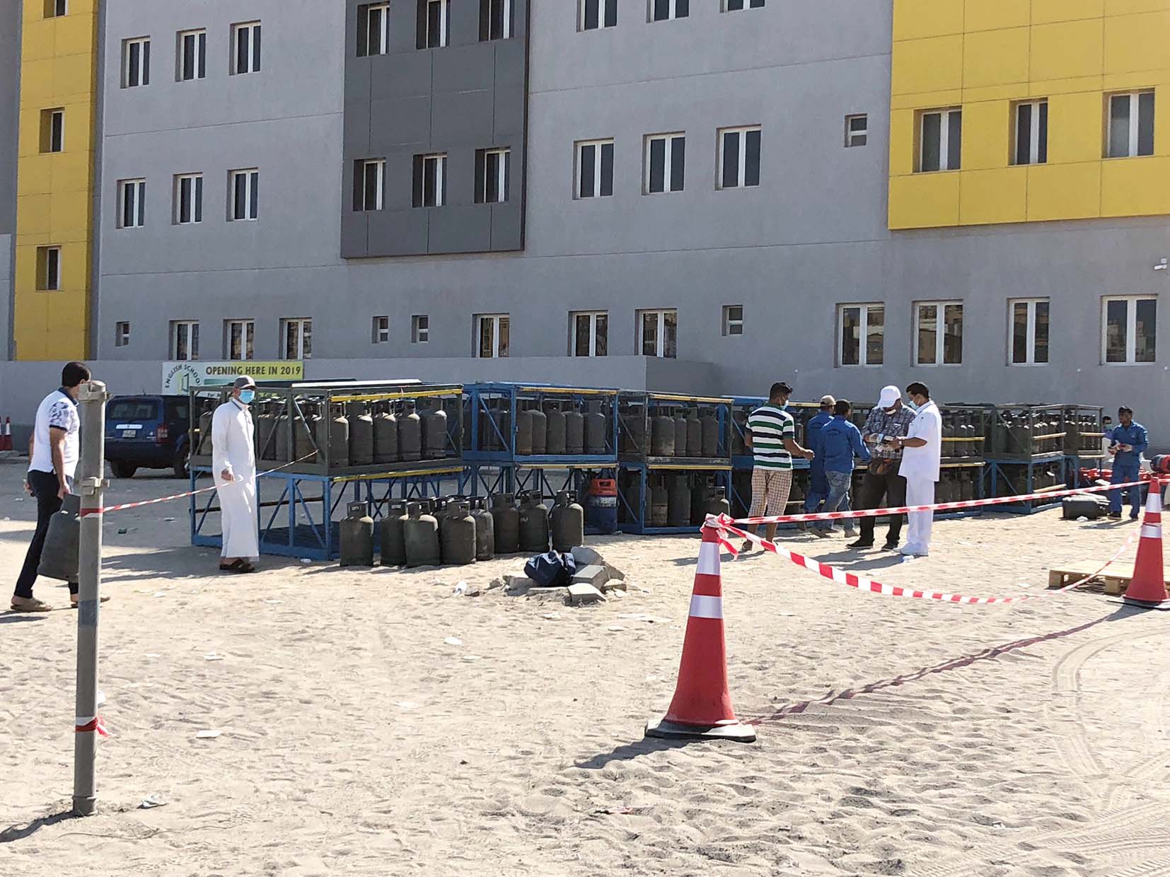 توفير اسطوانات الغاز في المهبولة