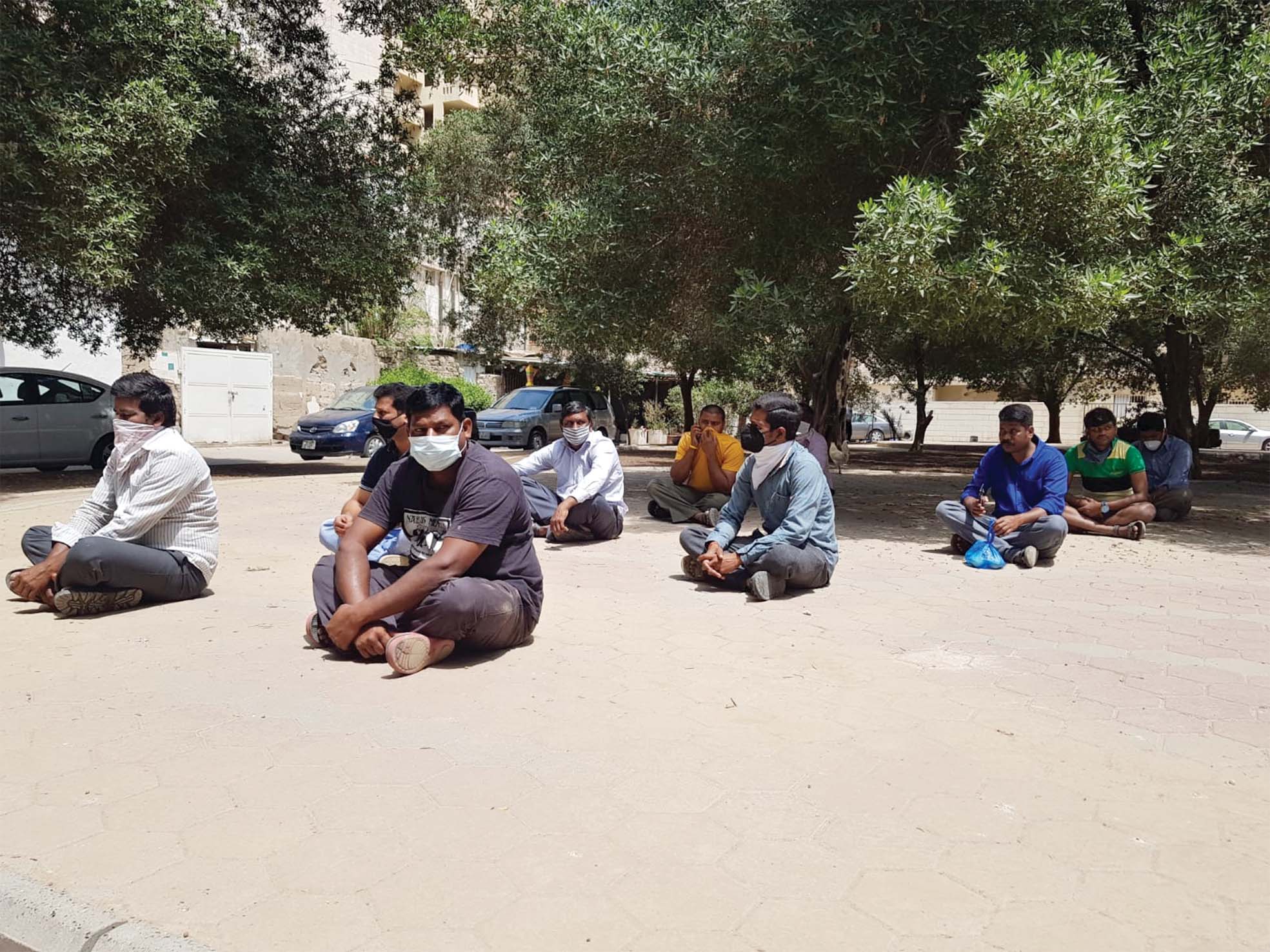 العمالة المخالفة المضبوطة 