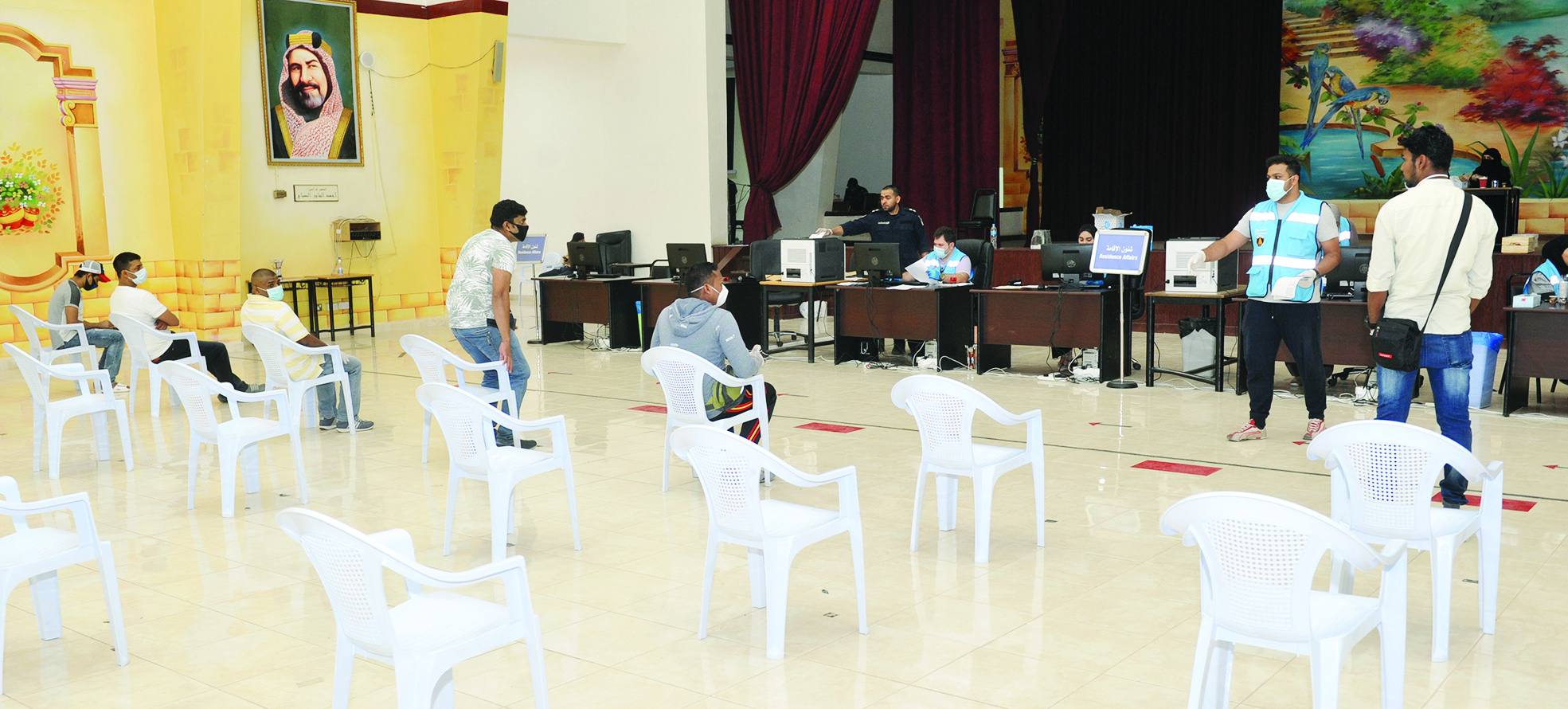 إقبال ضعيف	(تصوير سعود سالم)