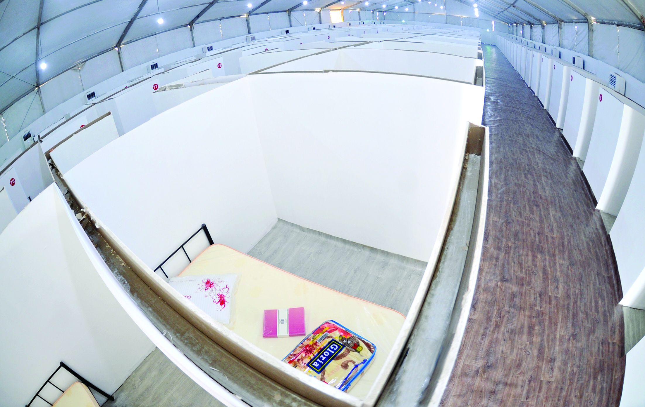 إحدى غرف المحجر