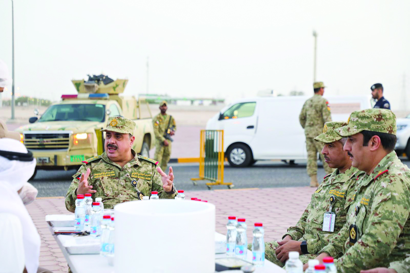 الوكيل يتحدّث للإعلام على هامش جولته