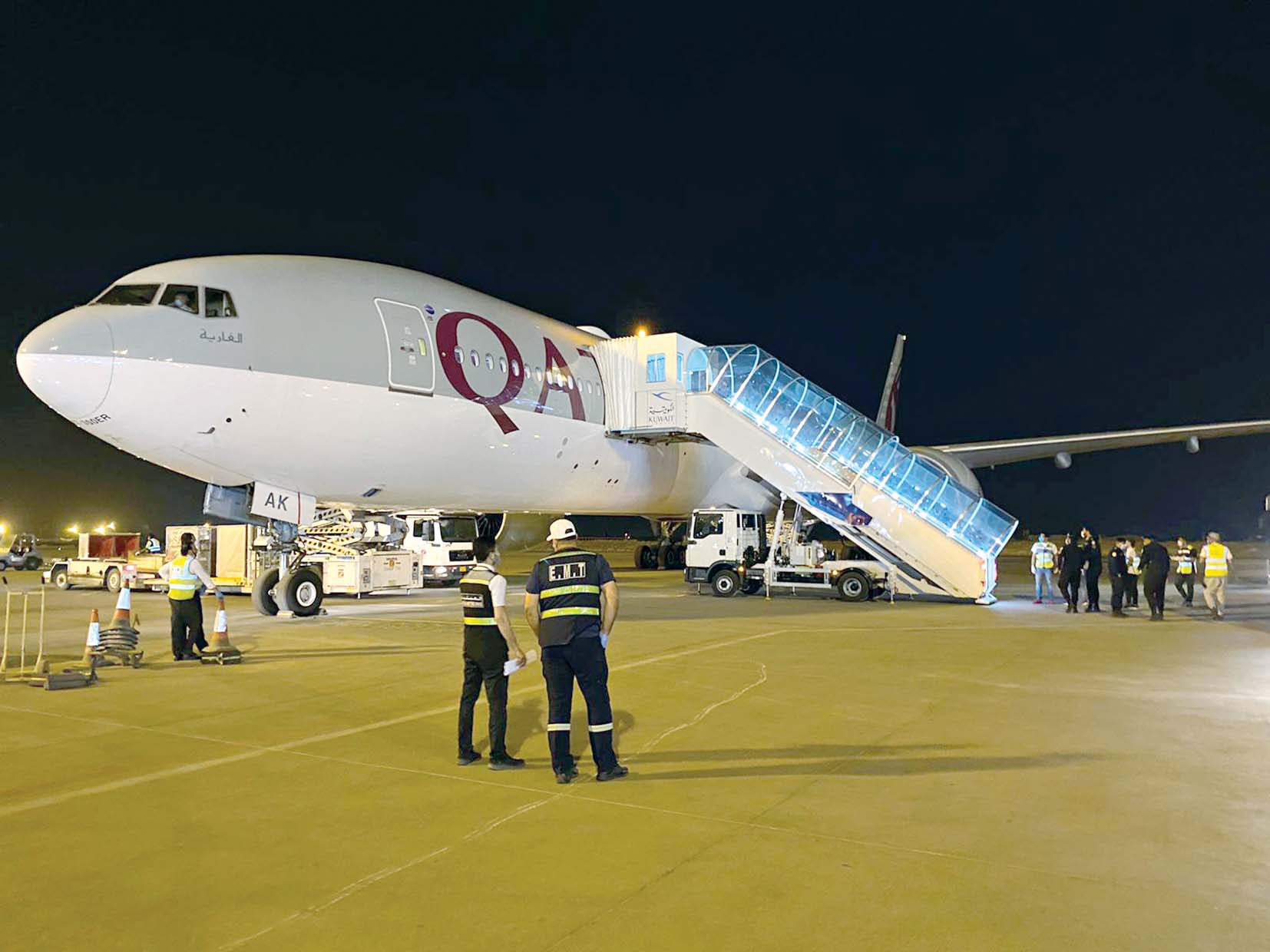 «القطرية» في آخر رحلات اليوم الثاني من لوس أنجليس