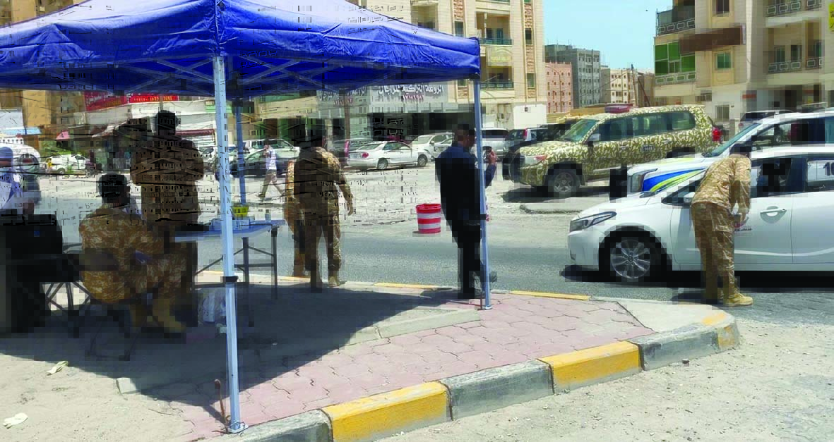 تدقيق أمني على قائدي المركبات