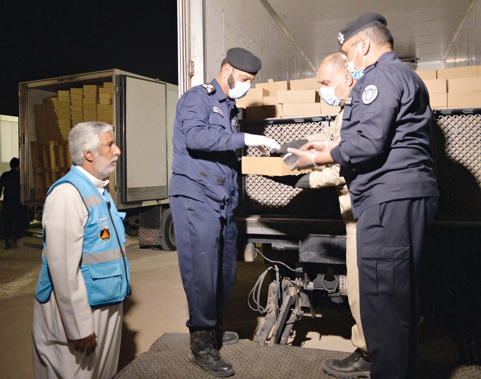 توزيع الوجبات