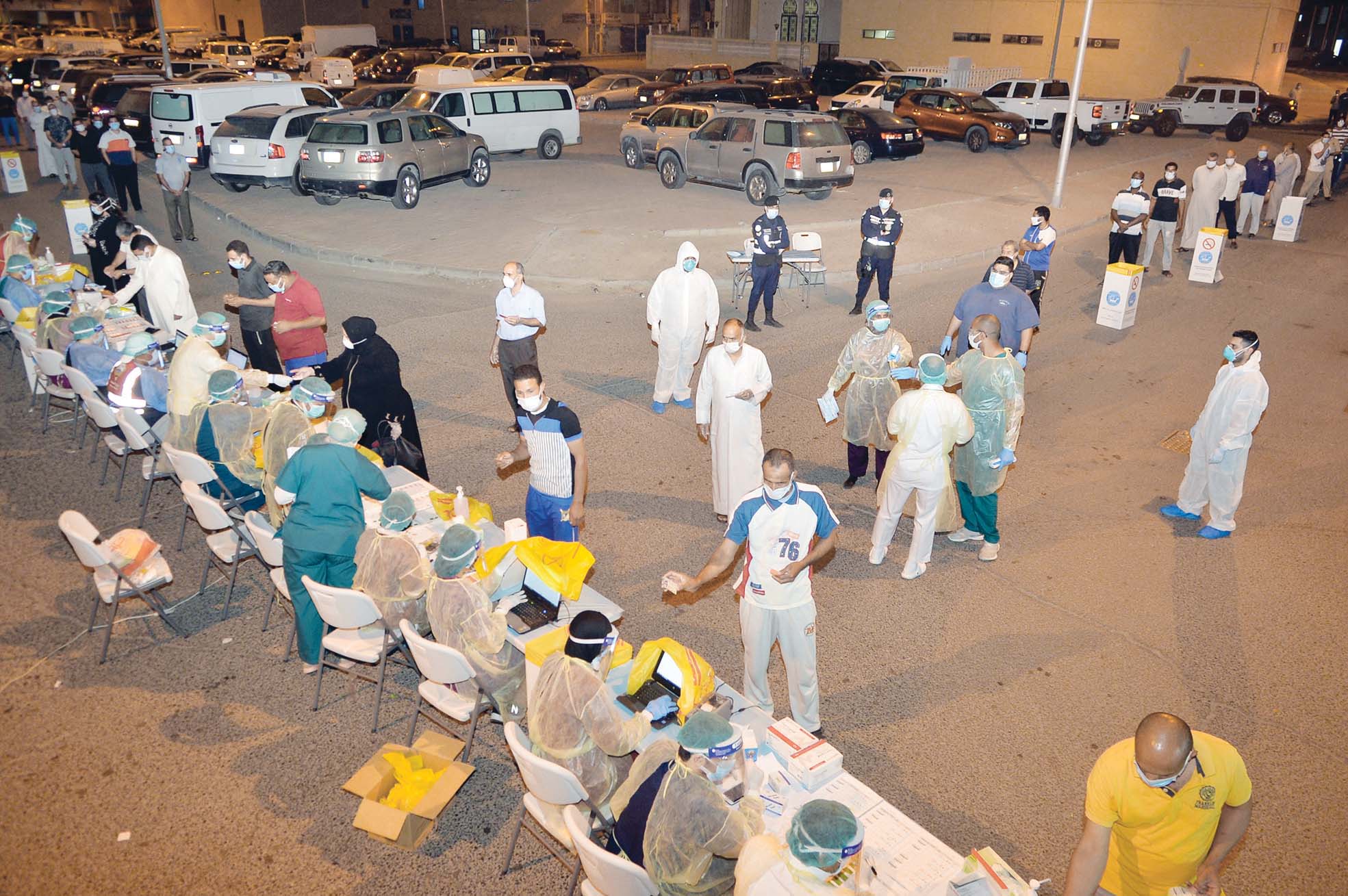 u0641u0631u064au0642 u0627u0644u0645u0633u062d u0627u0644u0645u064au062fu0627u0646u064a u064au0642u0648u0645 u0628u0627u0644u0641u062du0635 u0644u0633u0643u0627u0646 u0627u0644u0639u0645u0627u0631u0629 t(u062au0635u0648u064au0631 u0623u0633u0639u062f u0639u0628u062fu0627u0644u0644u0647)