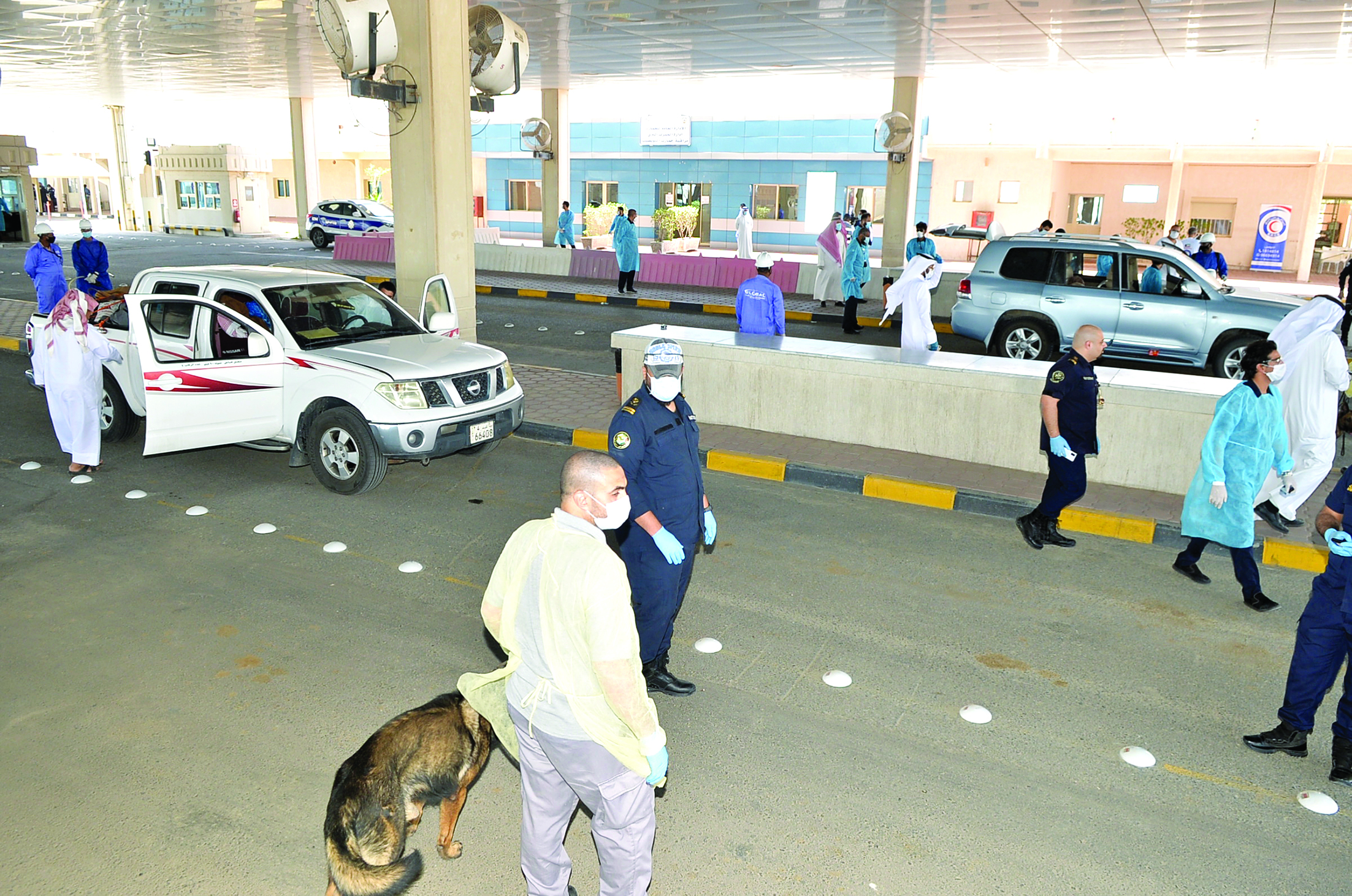 استعدادات متكاملة أمنية وطبية 