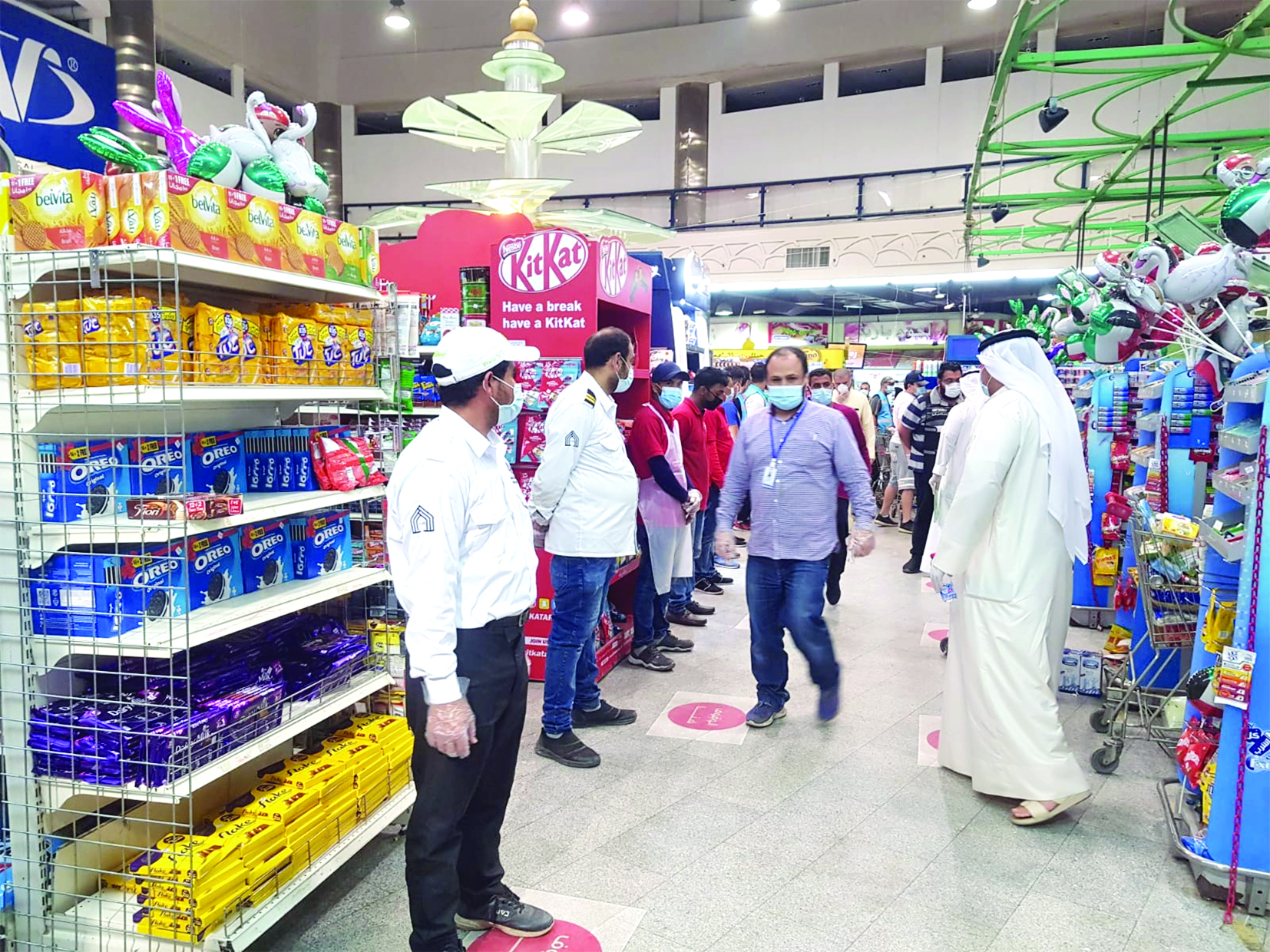 فحص العمالة والمتطوعين في جمعية حولي والروضة