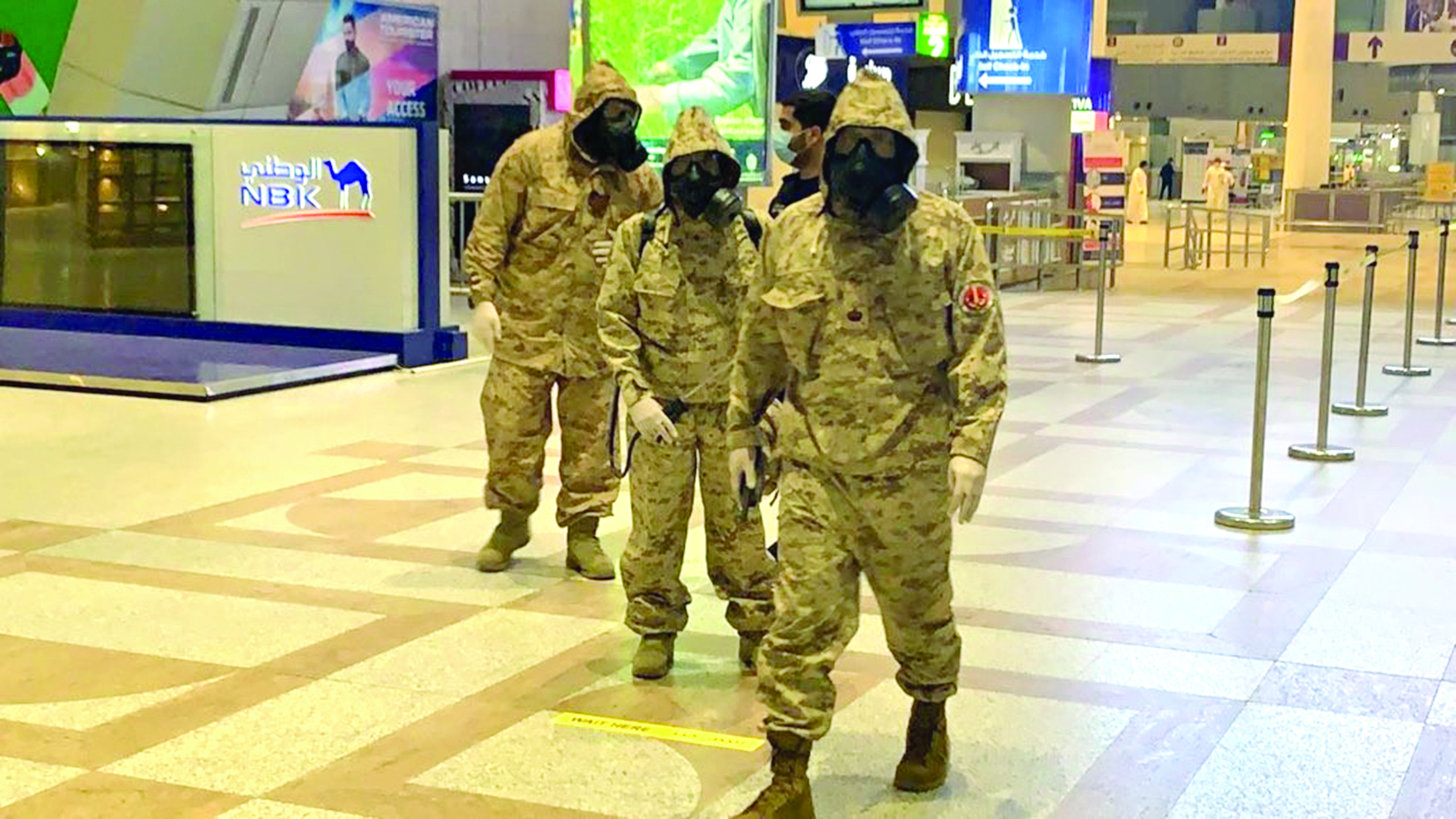 عدد من أفراد قوة الواجب «سند»