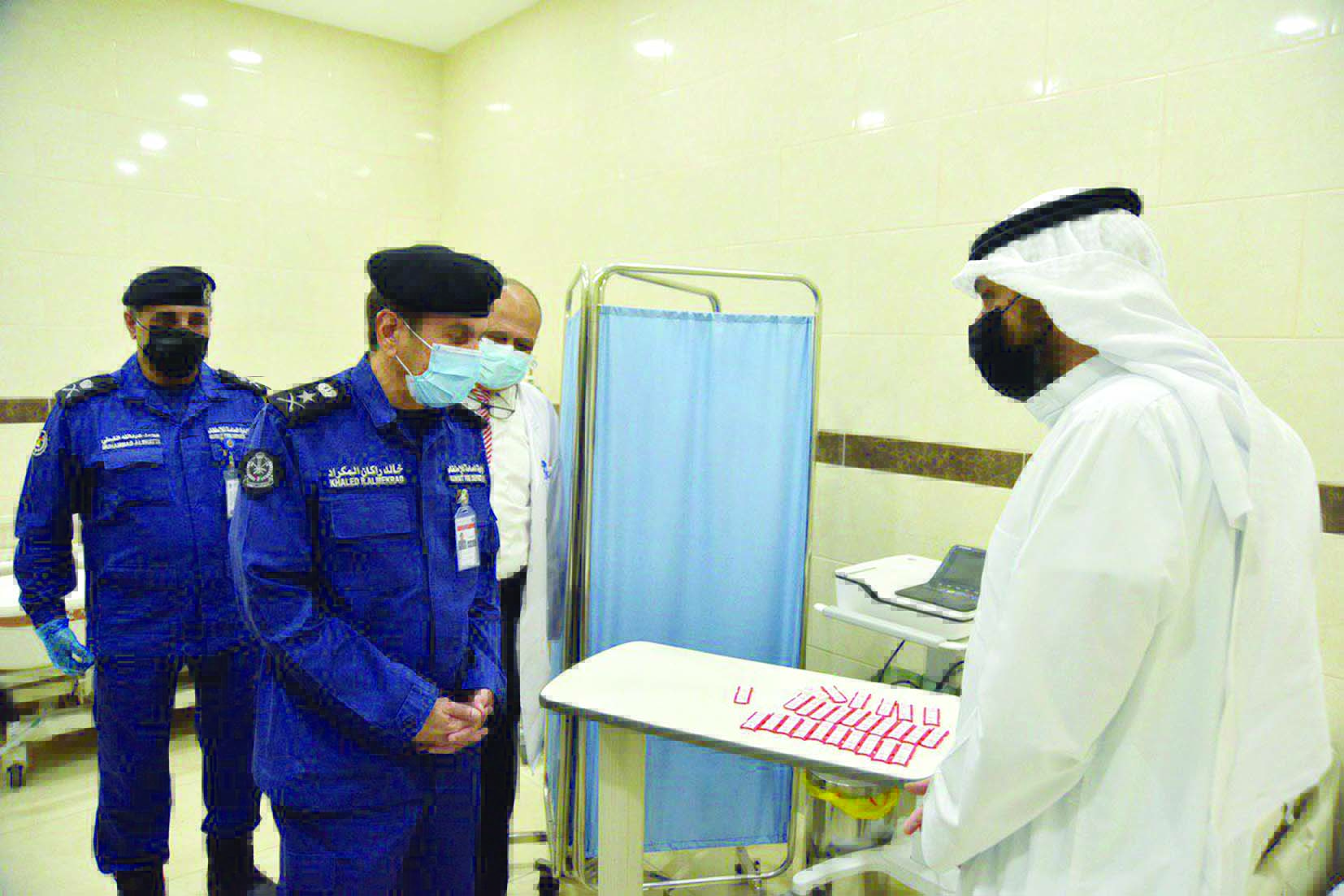 تفقد العيادة الطبية بالمحجر