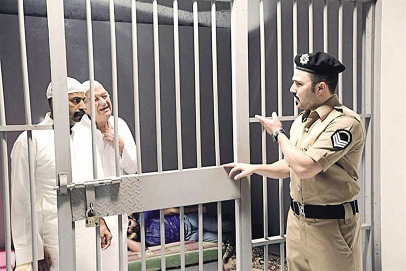 حسني مع طارق العلي في مسلسل «خالي وصل»