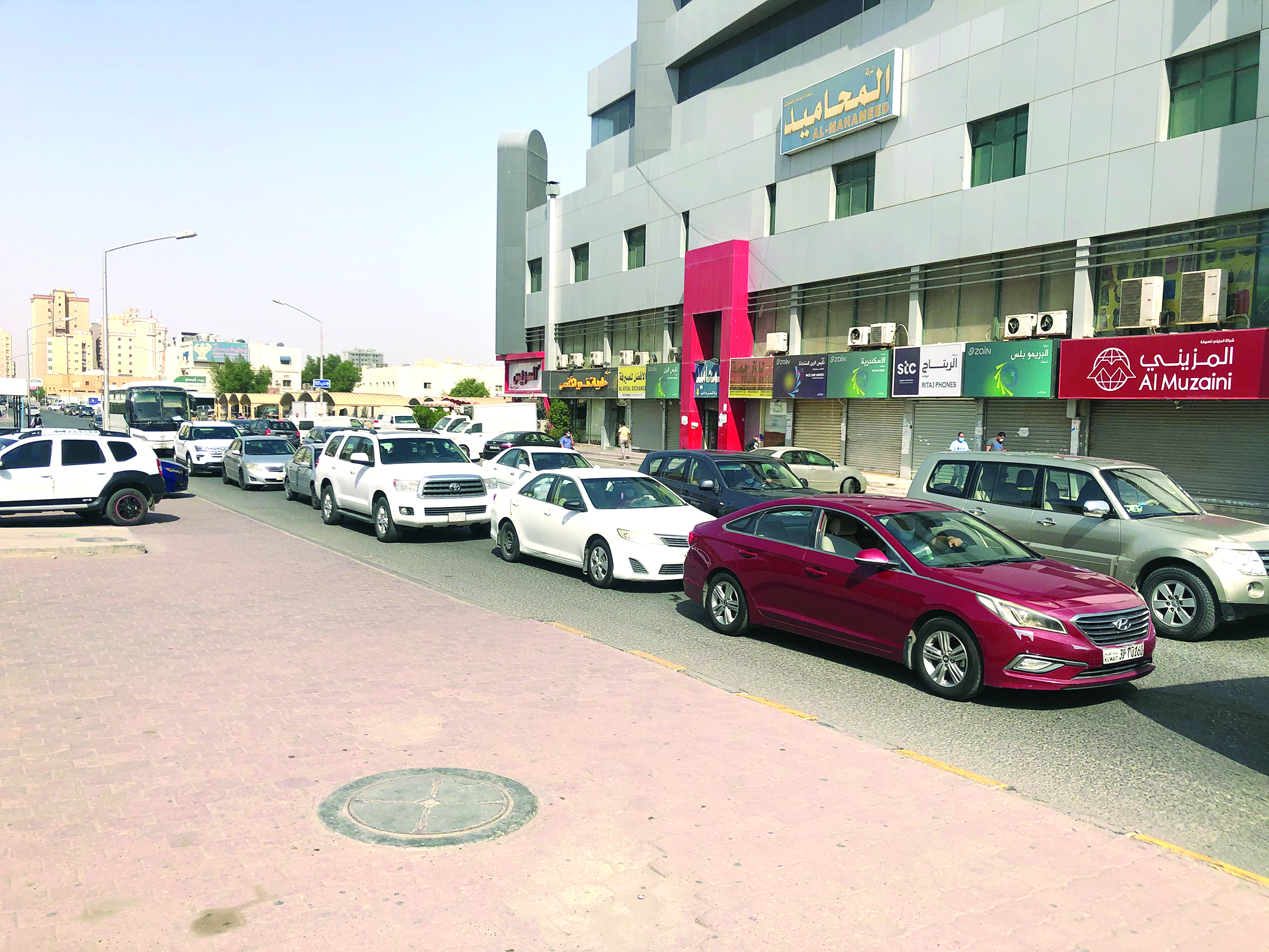 زحمة في شوارع الفروانية