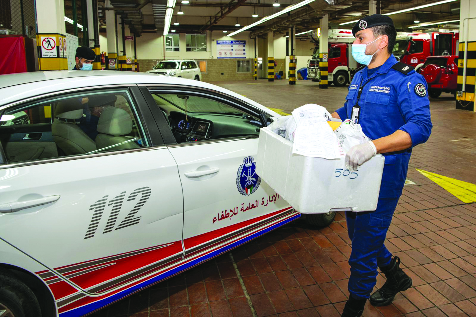 الاستعداد لتوصيل عدد من الوصفات الطبية لمنازل المواطنين