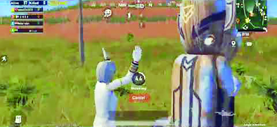 تحية الأصنام خلال اللعب