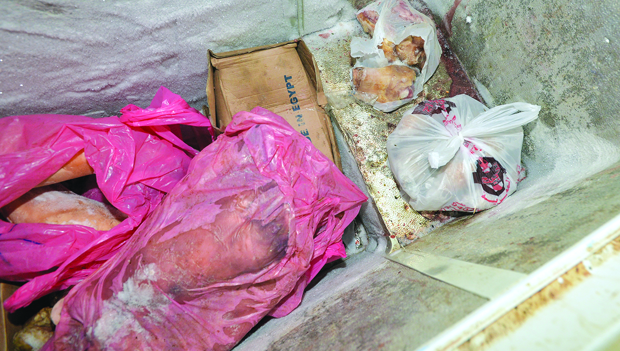 ظروف تخزين غير ملائمة