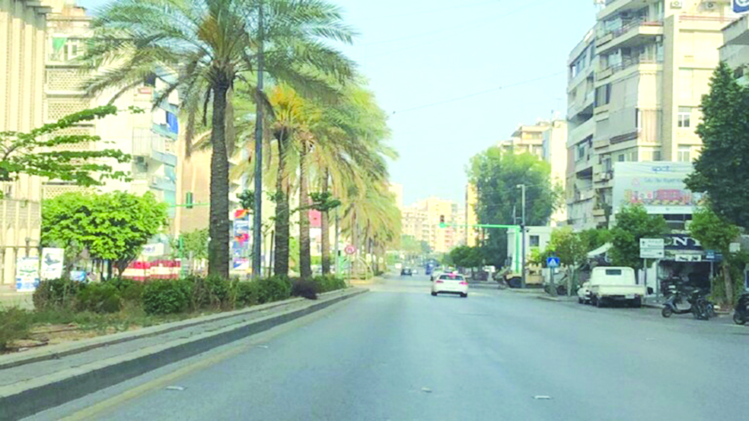 شوارع بيروت هادئة أمس
