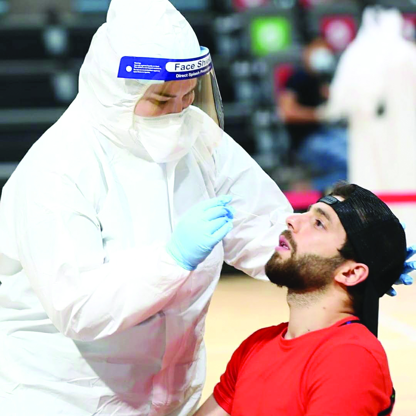 u0627u0644u0633u0648u0631u064a u0645u062du0645u0648u062f u0627u0644u0645u0648u0627u0633 u0644u0627u0639u0628 u0623u0645 u0635u0644u0627u0644 u0627u0644u0642u0637u0631u064a u062eu0644u0627u0644 u062eu0636u0648u0639u0647 u0644u0641u062du0635 u0641u064au0631u0648u0633 u00abu0643u0648u0631u0648u0646u0627u00bb 