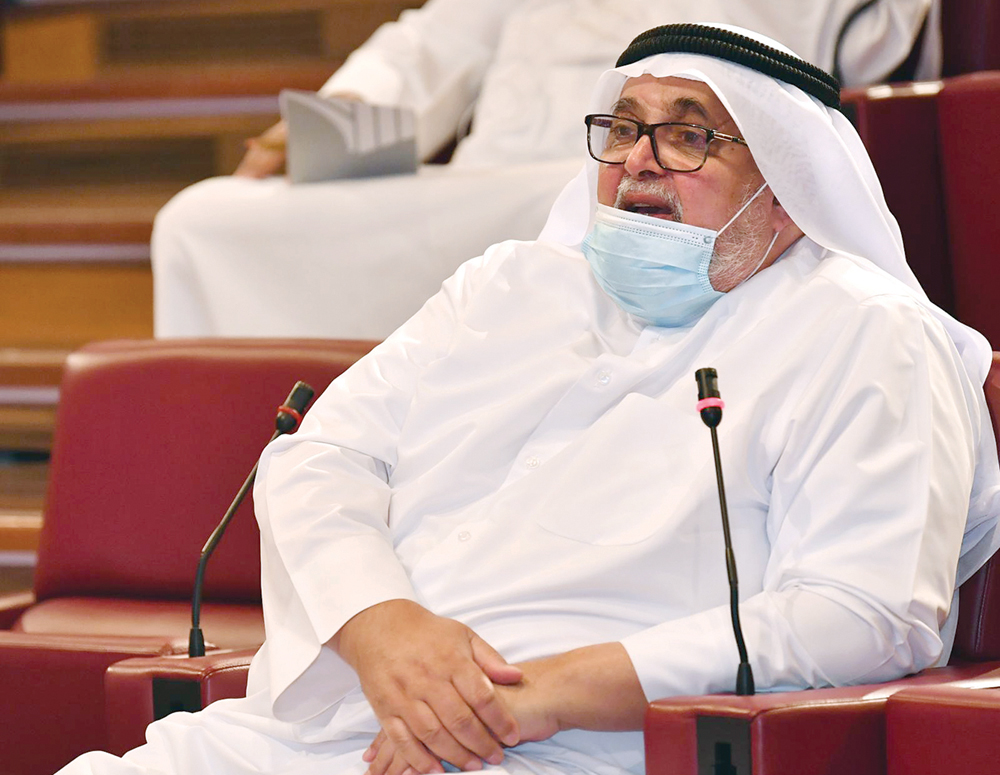 فيصل العيار أثناء مداخلته