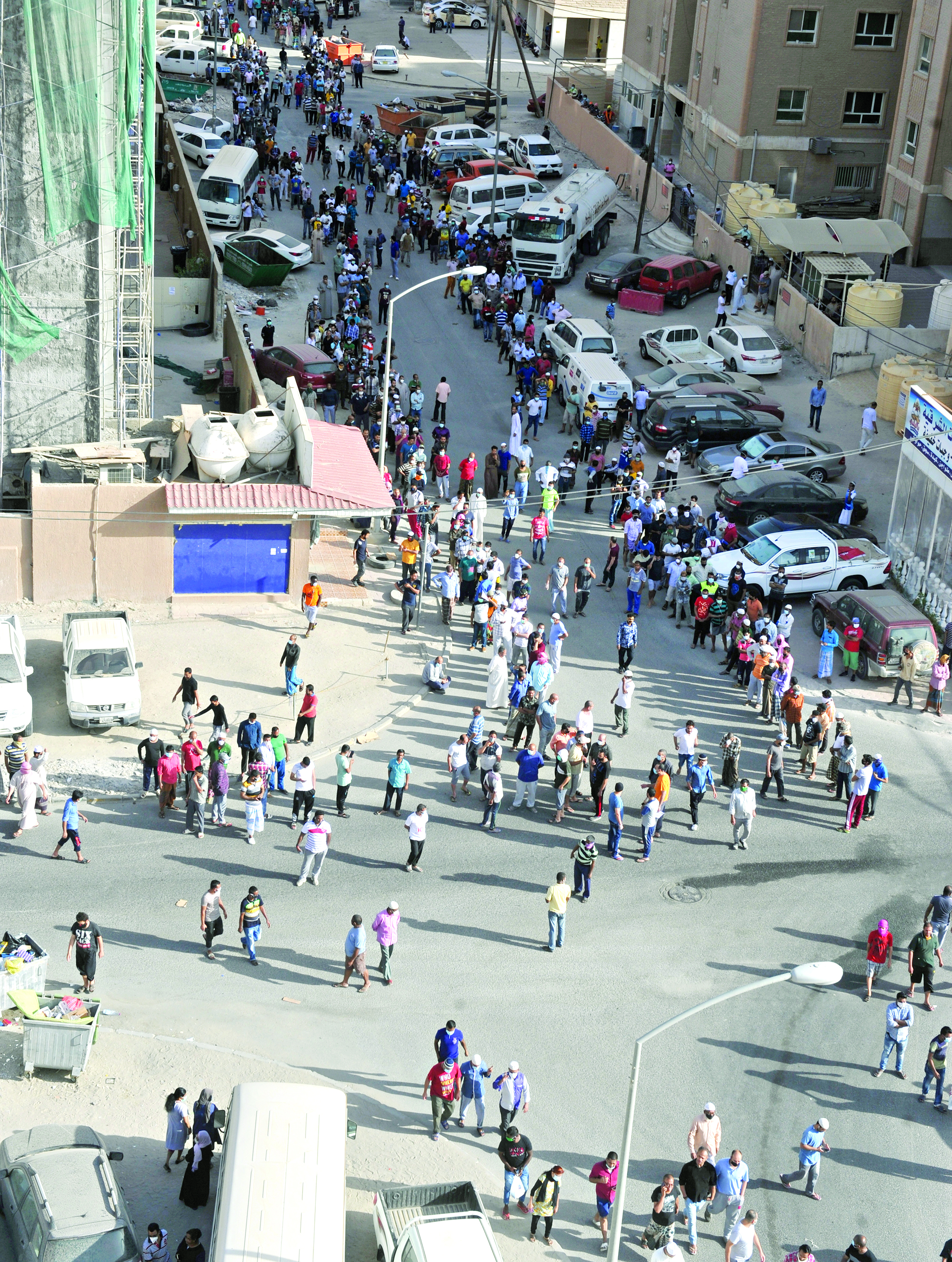 العمالة في المهبولة أثّرت على المقيمين في المجمعات الكبرى من ذوي المهن المرموقة