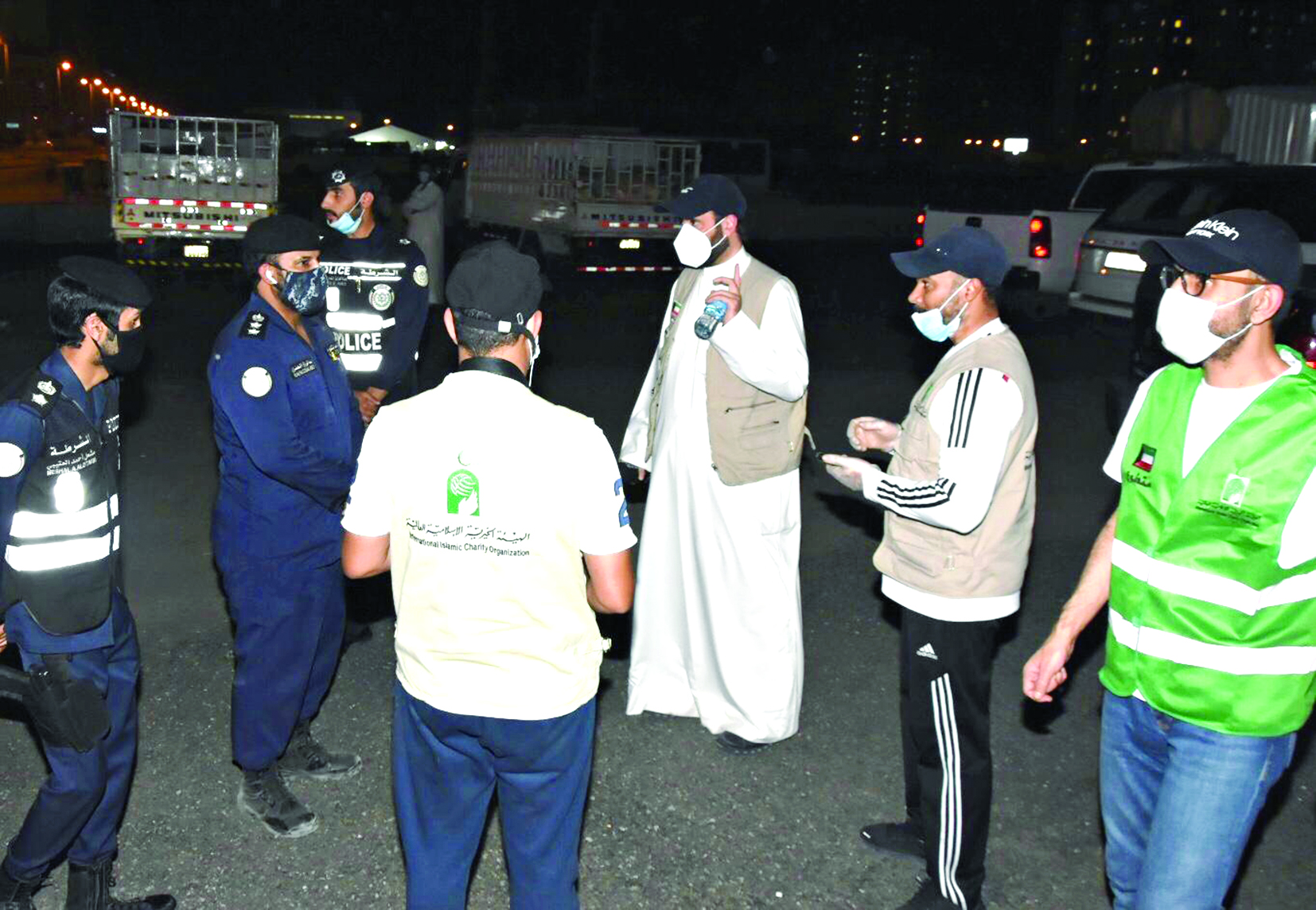 رجال الداخلية لم يدخروا وسعاً في تقديم التسهيلات اللازمة للمتطوعين