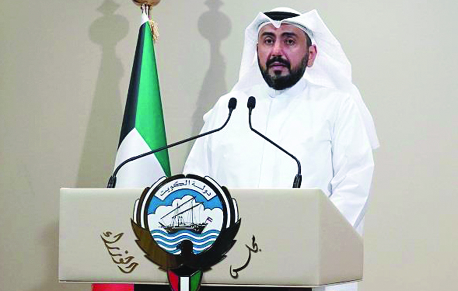 باسل الصباح في المؤتمر الصحافي