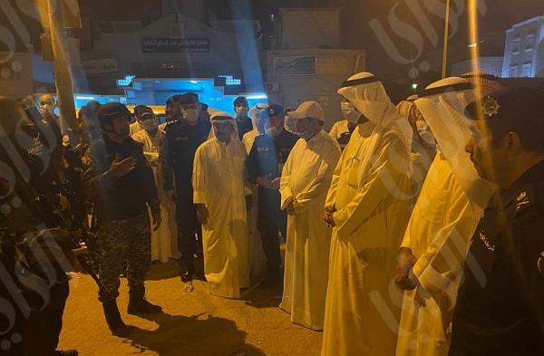 قيادات وزارة الداخلية في موقع الحادث