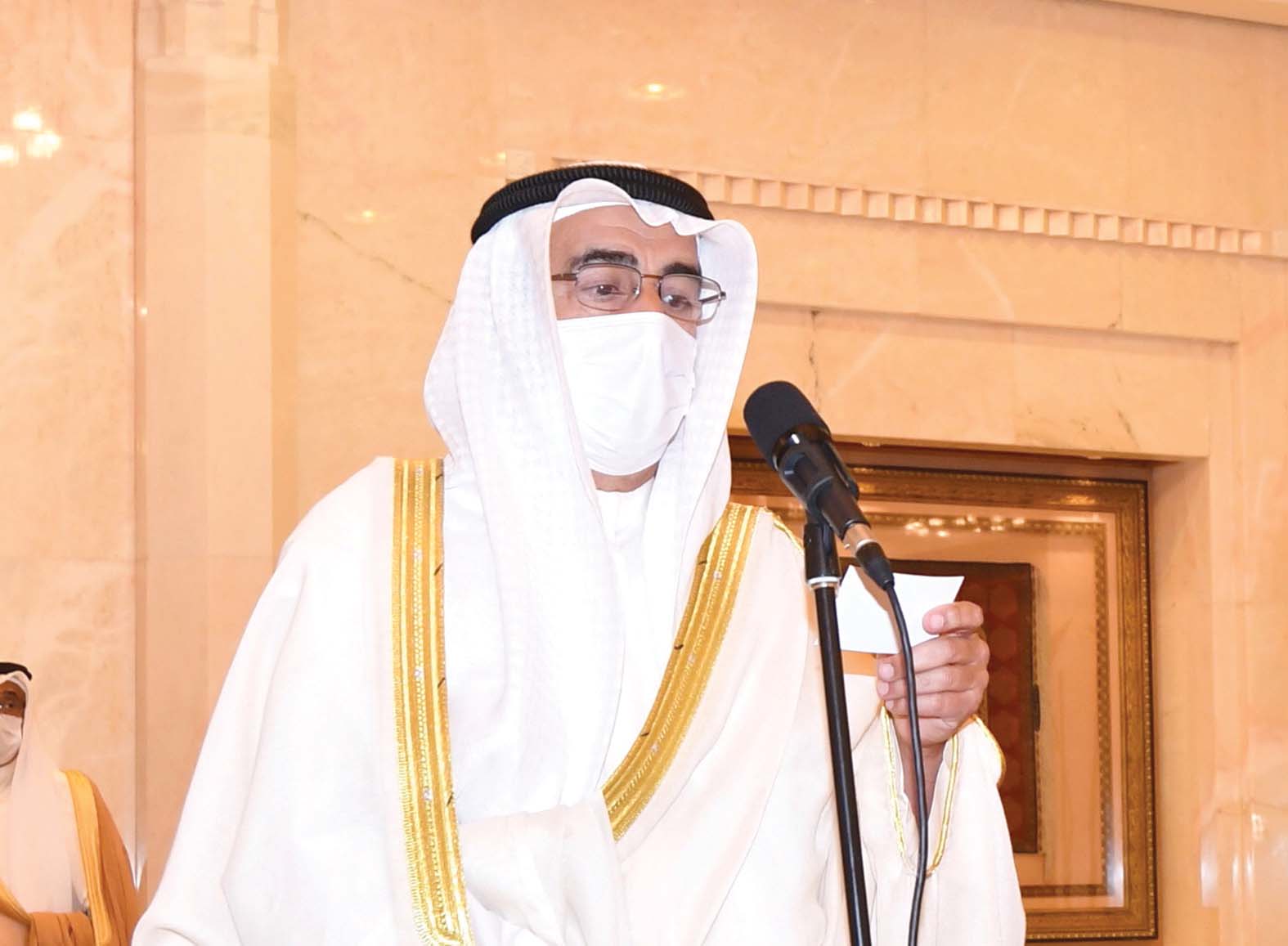 عبدالعزيز الإبراهيم يؤدي اليمين القانونية أمام سمو الأمير