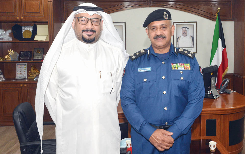 المرشود والزميل ناصر الفرحان 	