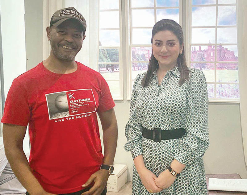 شاهين مع المخرج محمد دحام