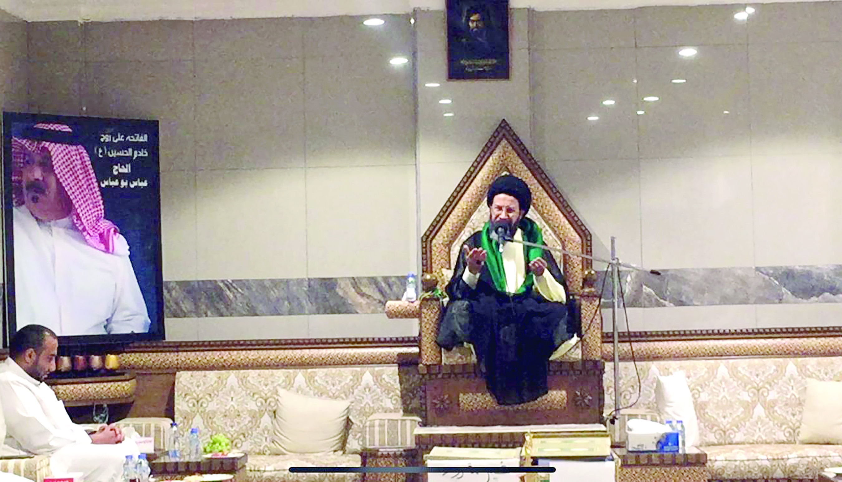 عبدالوهاب الموسوي في حسينية المجتبى