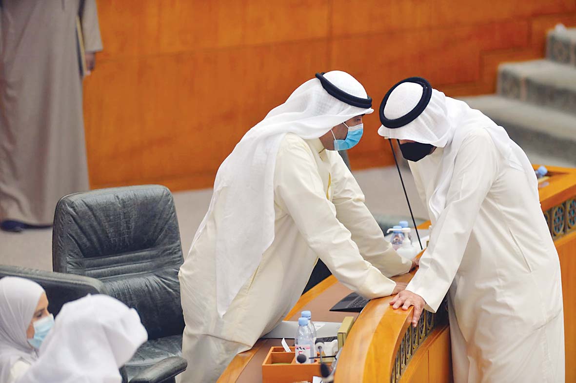 حديث على هامش الجلسة