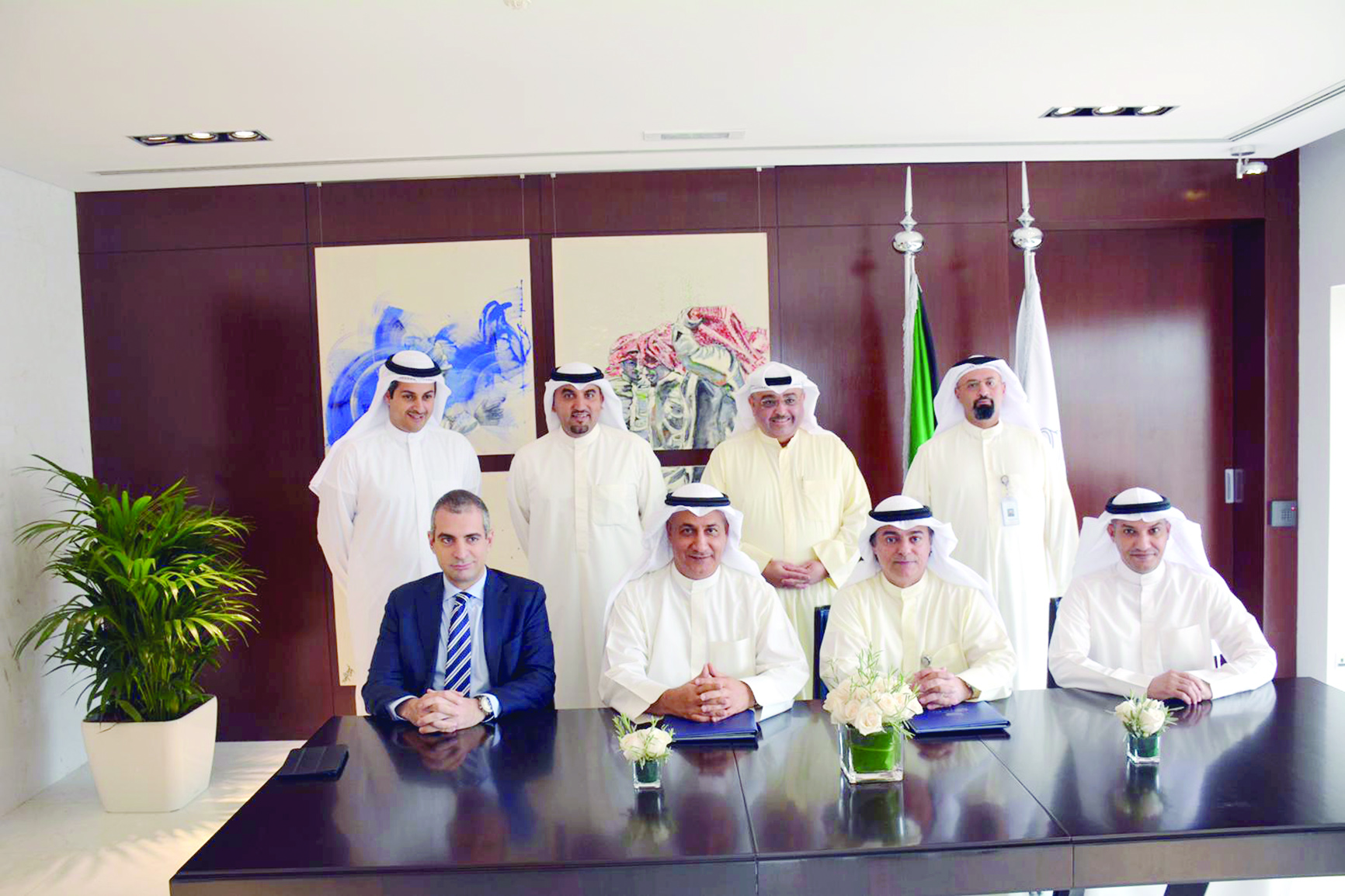 جانب من توقيع بروتوكول التعاون مع البنوك المحلية العام 2015