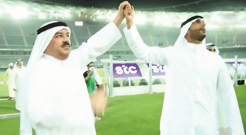 الغانم وعاشور... يداً بيد